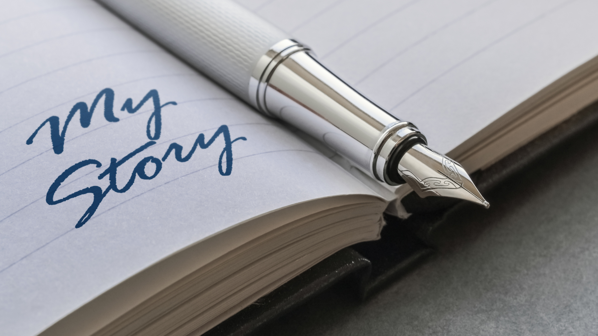 My Story with Pen Banner